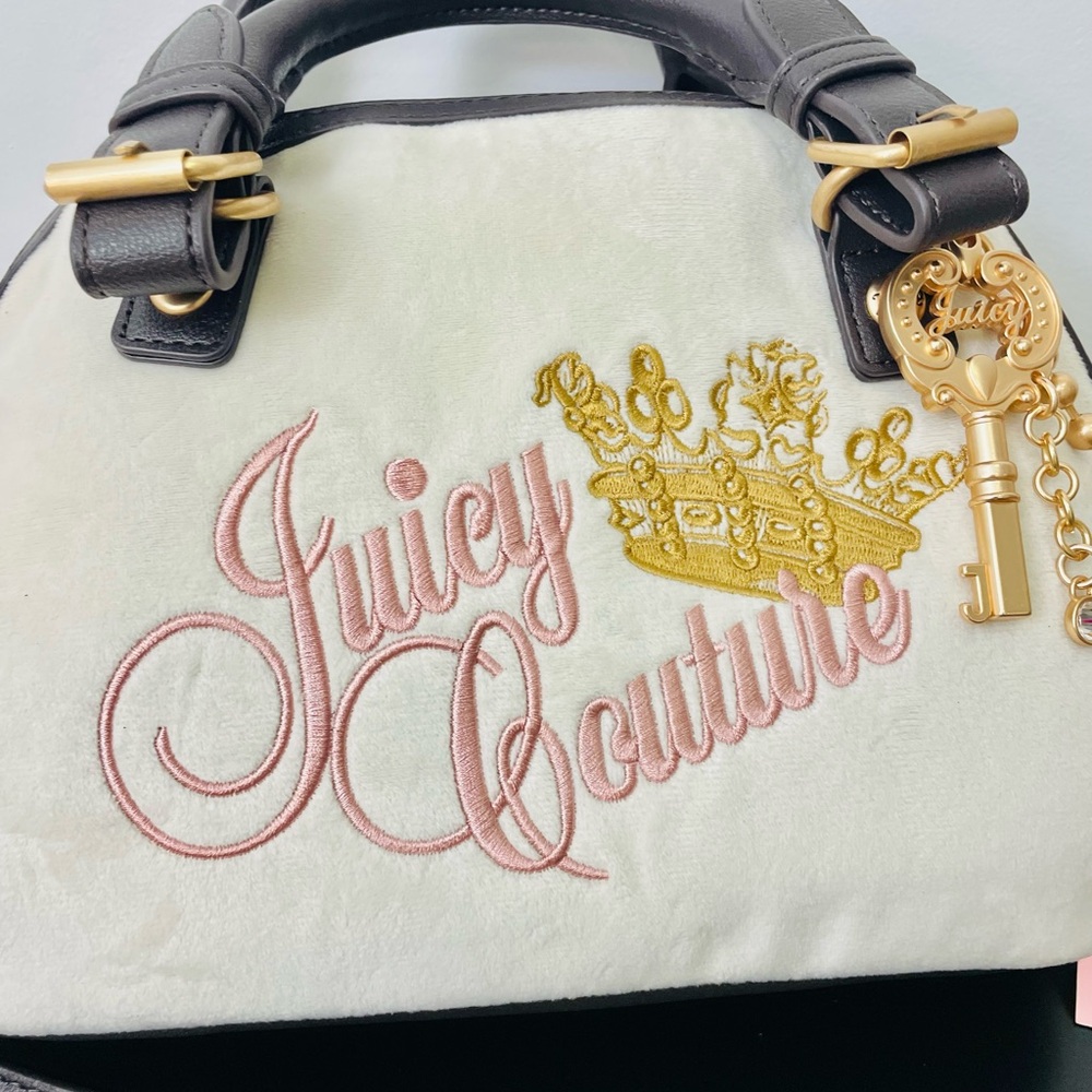 Juicy Couture “The Key to Juicy” Dome Satchel Crossbody Bag – Crystal Y2K NWT - Picture 10 of 10